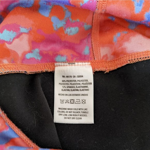 Anthropologie Pink and Purple Abstract Leggings Set - Picture 11 of 12